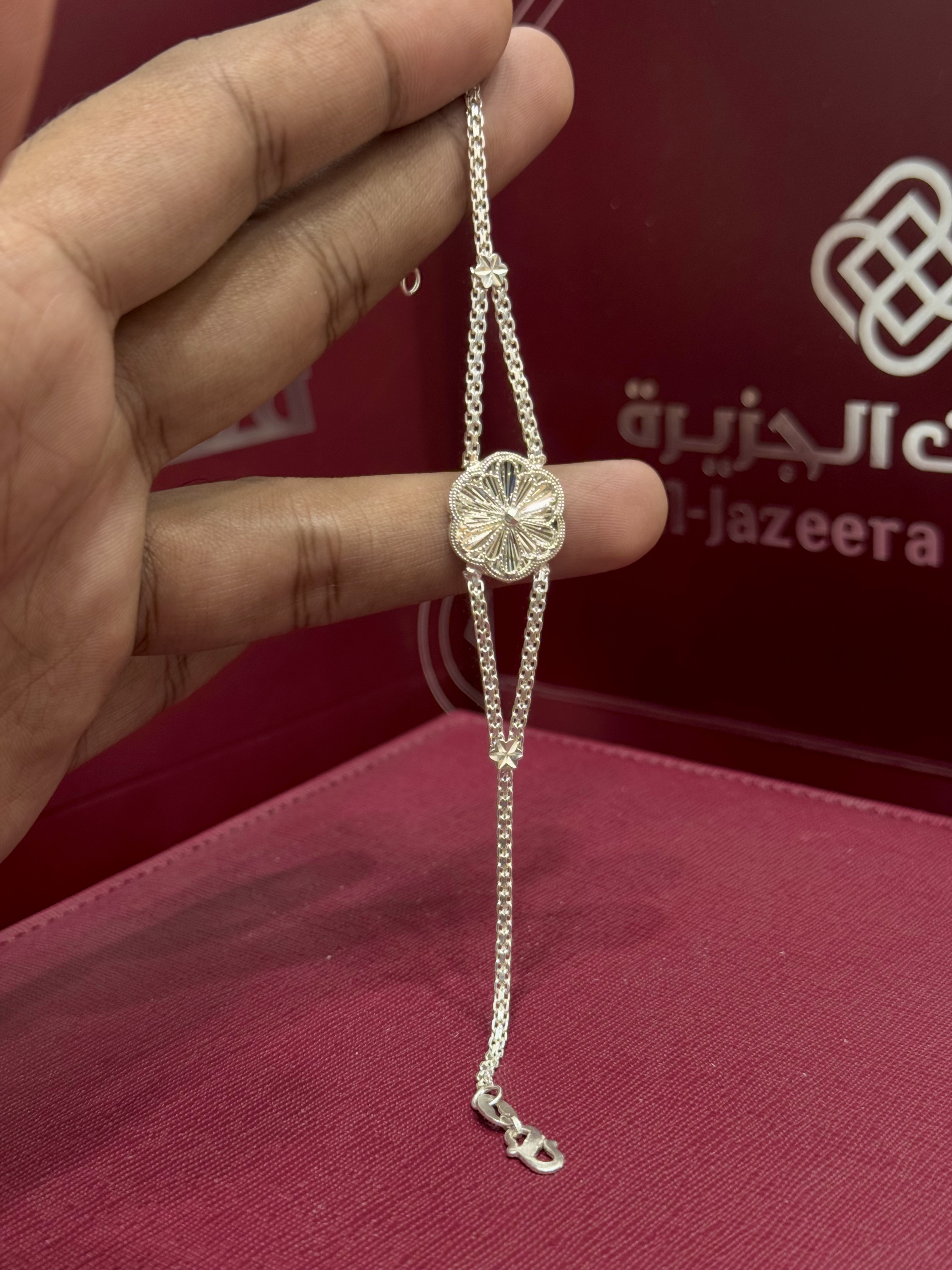925 sterling silver bracelet, Omani made - (J-0429)