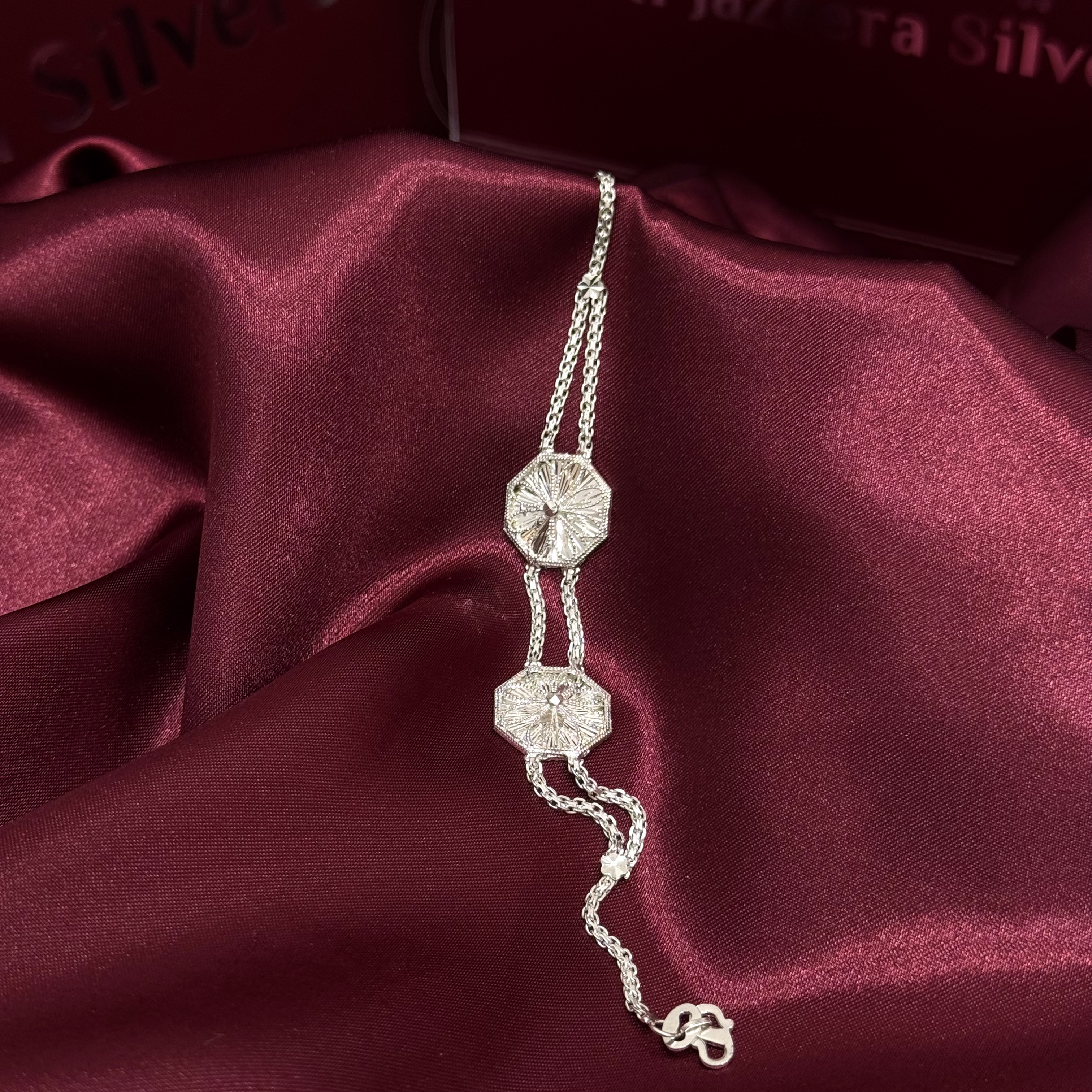 925 sterling silver bracelet, Omani made - (J-0435)