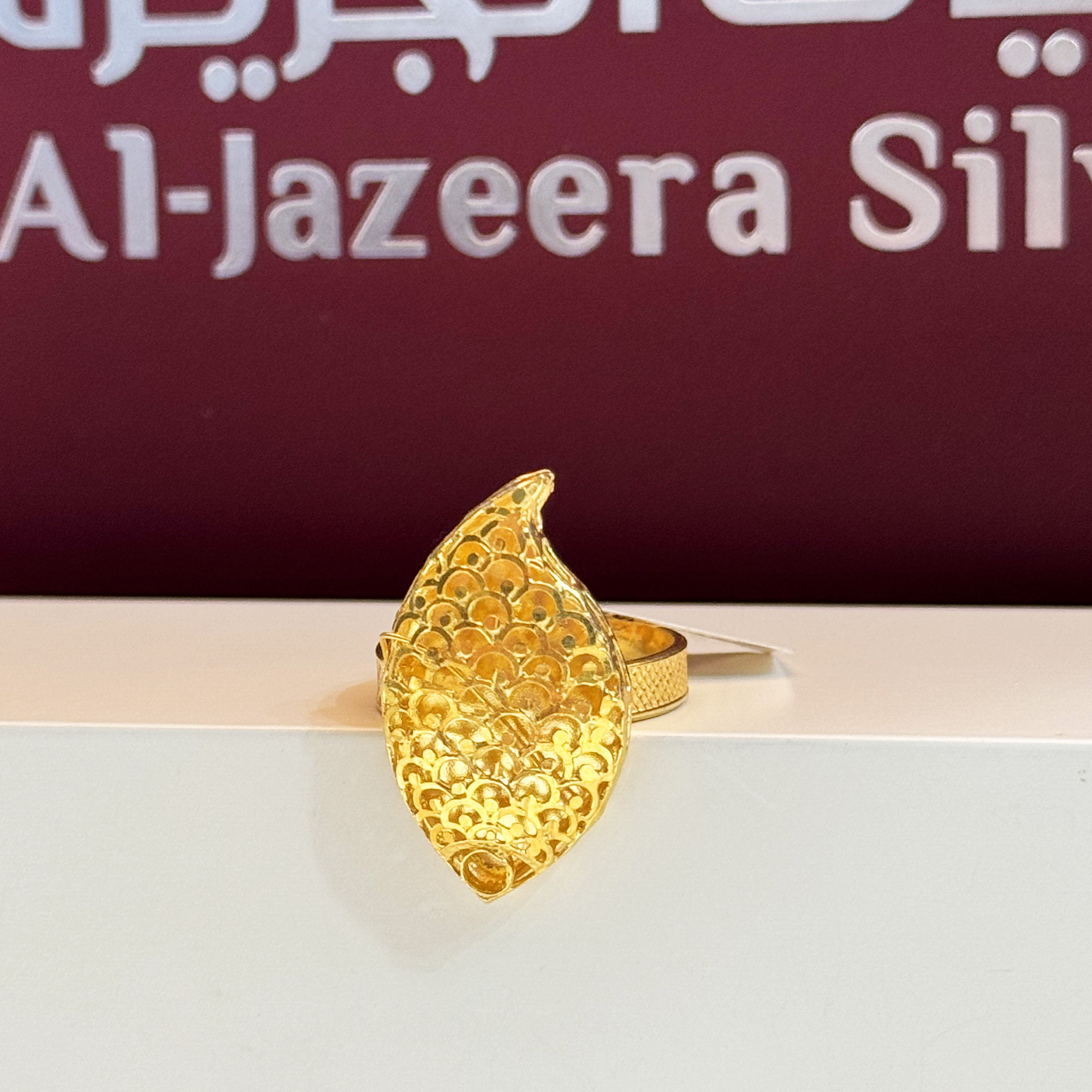 925 sterling silver plated ring - (J-0067)