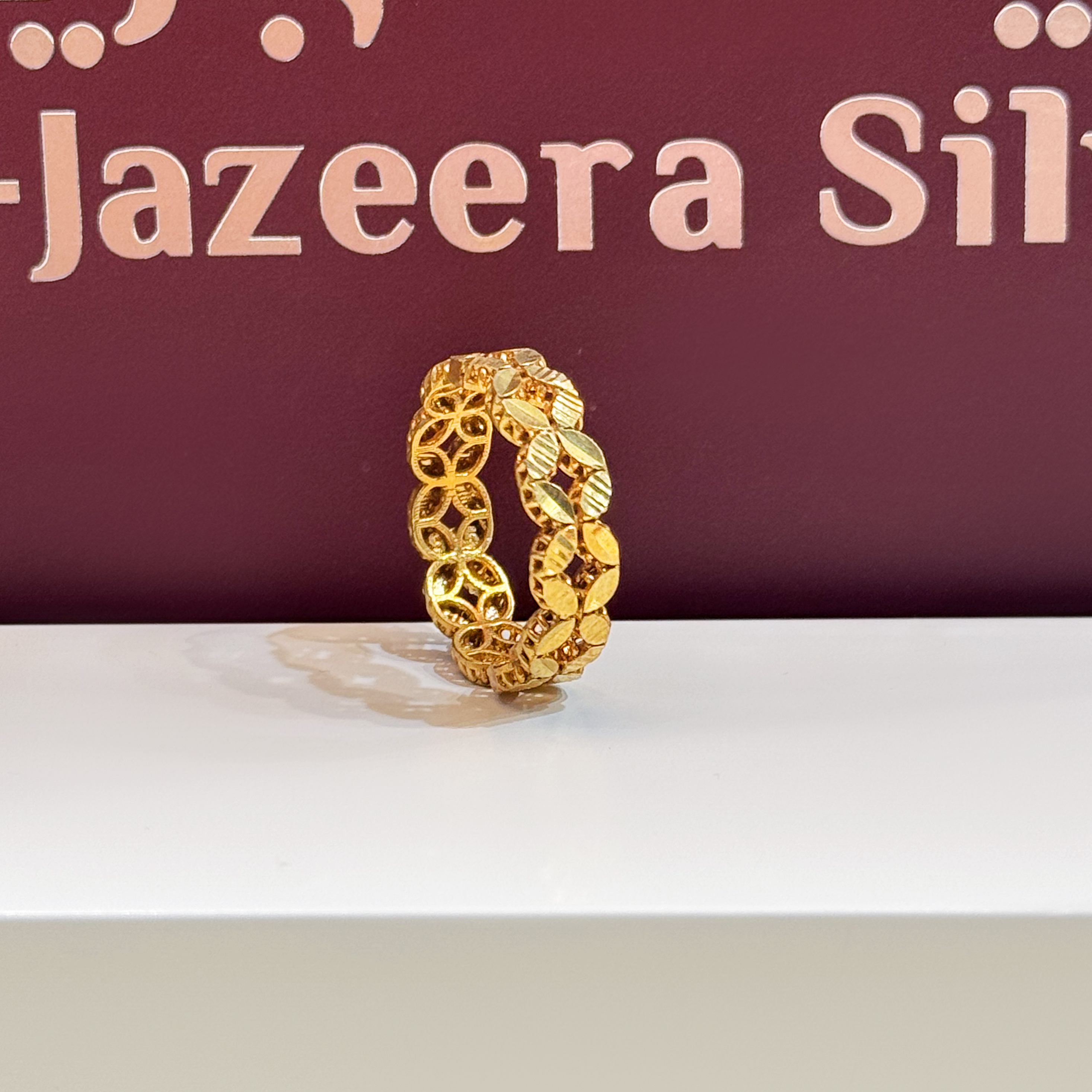 925 silver plated ring - (J-0099)