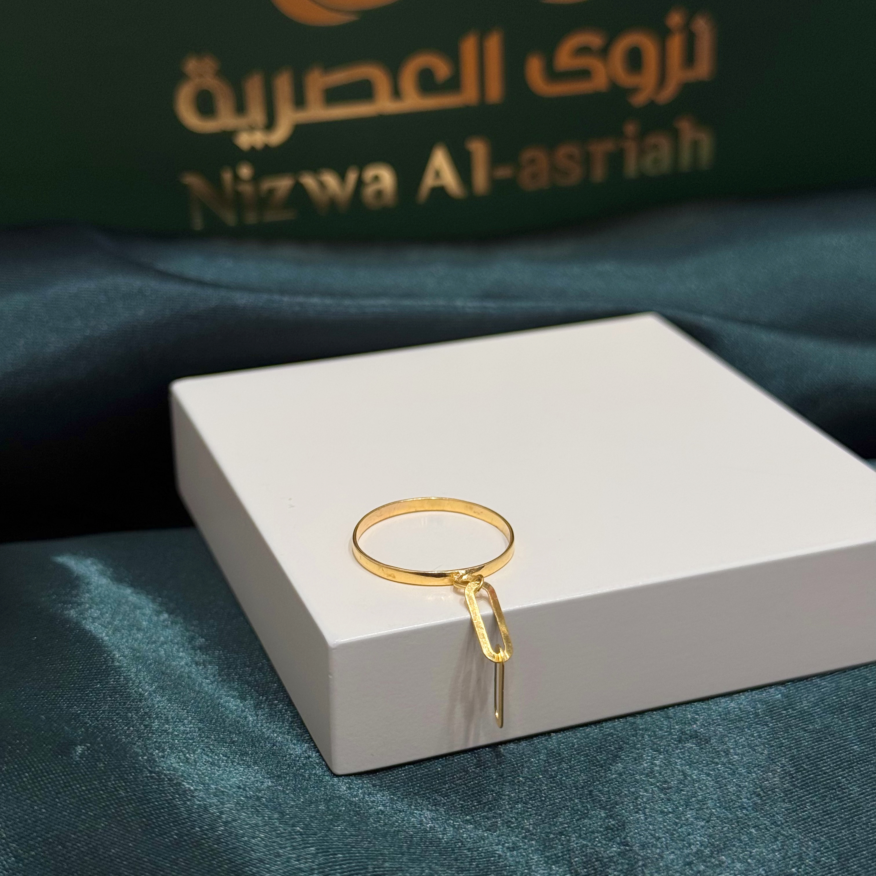 21-karat gold ring, Turkish made - (N-0271)