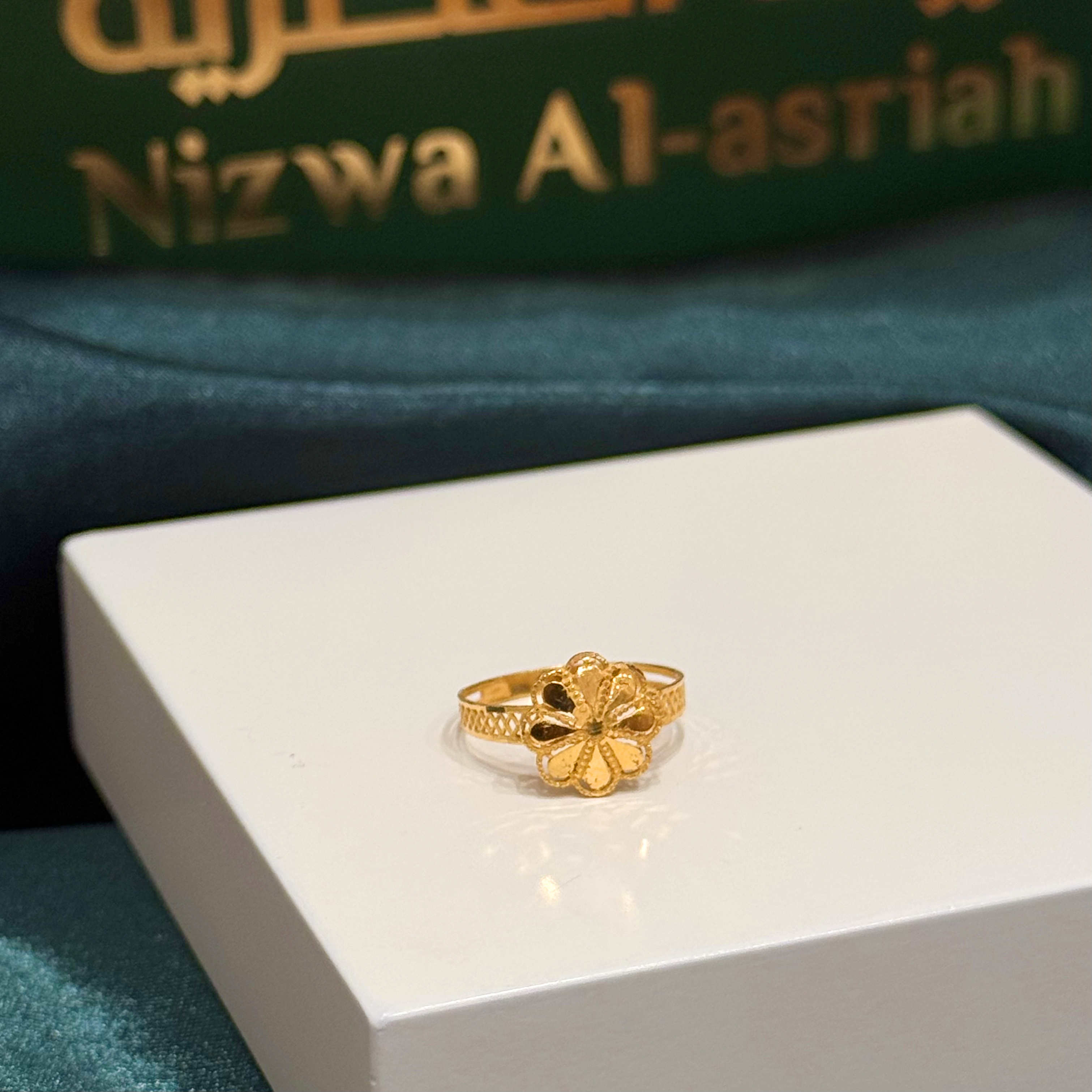21-karat gold ring for children, made in Turkey