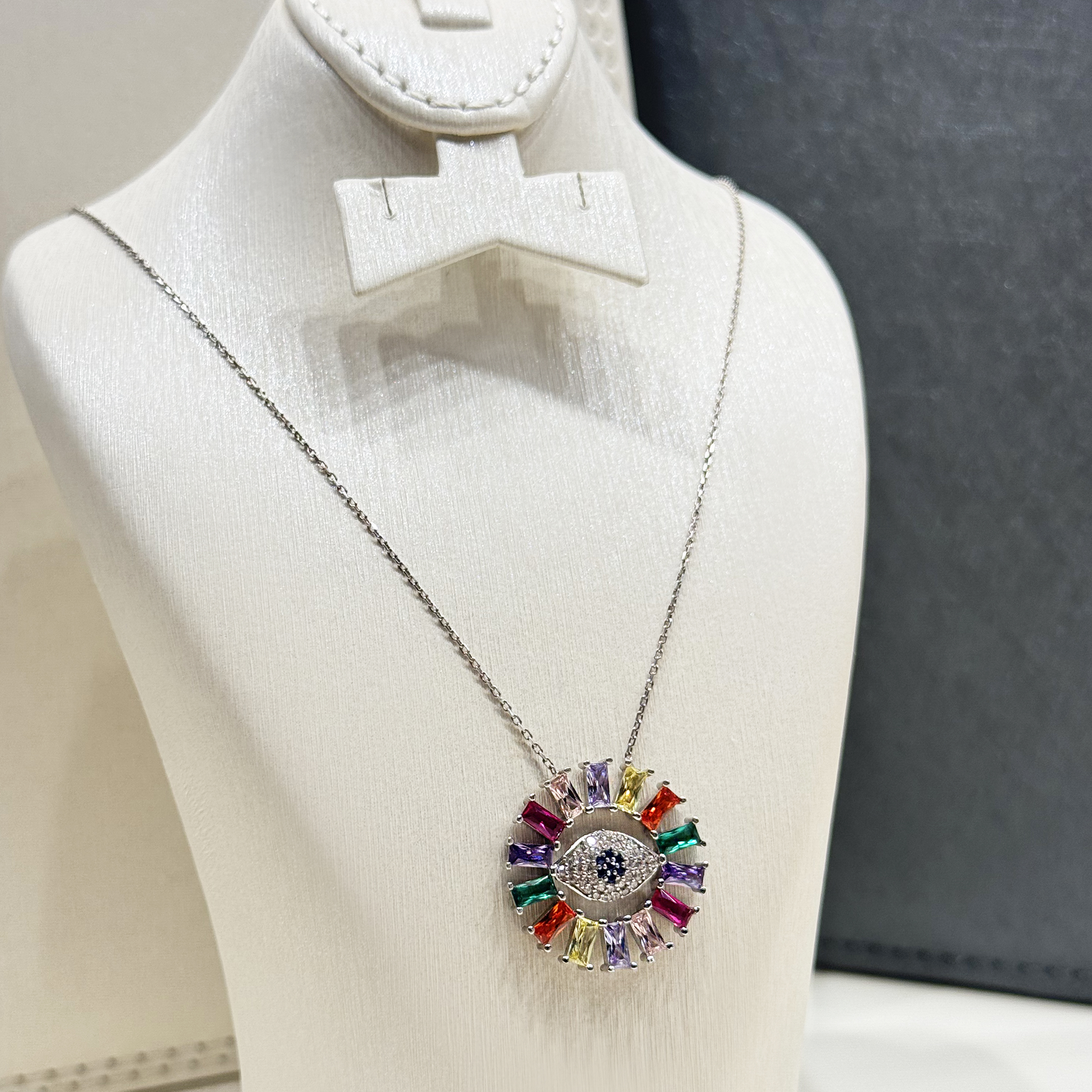 925 sterling silver choker, Turkish made - (R-0151)