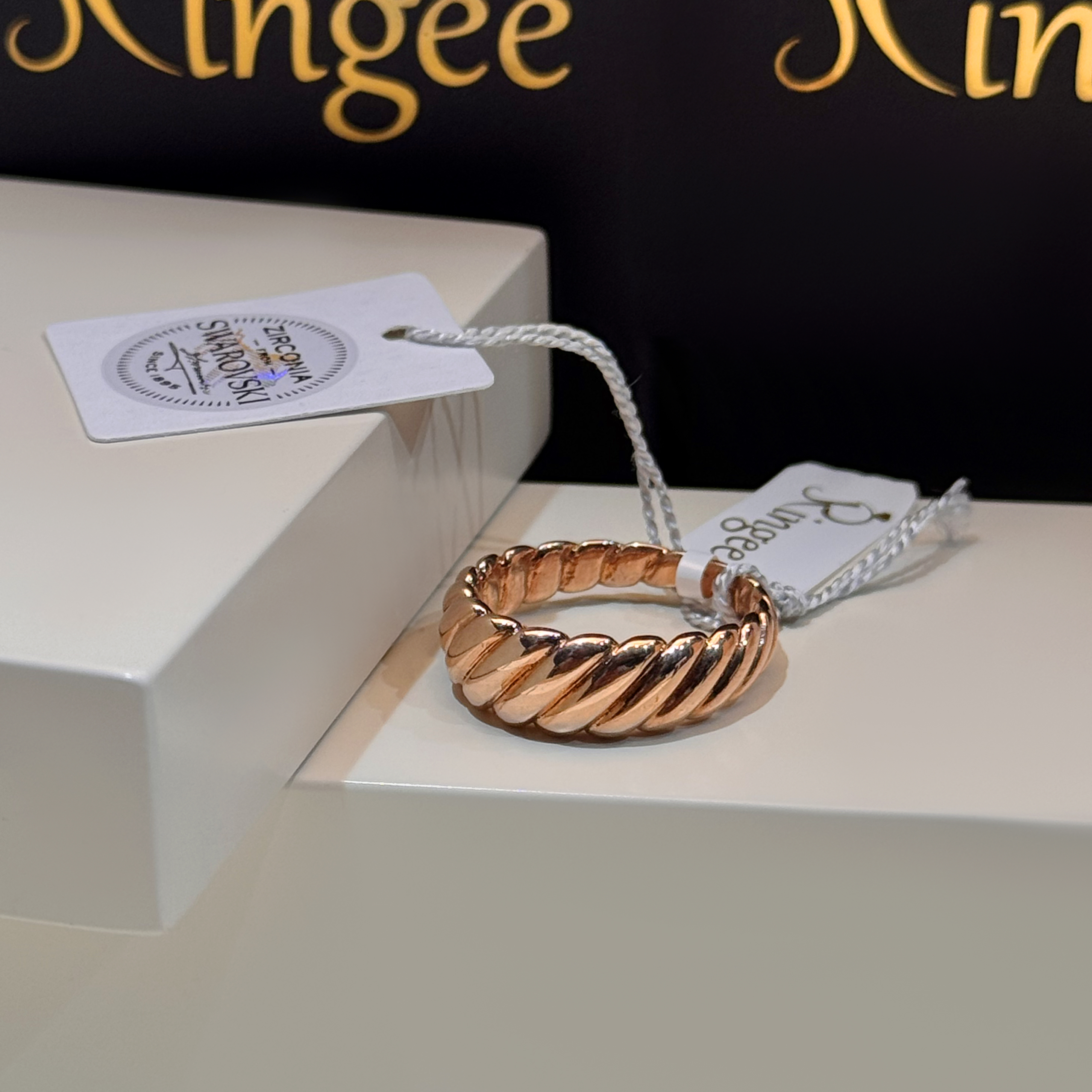 925 sterling silver ring, Turkish made - (R-0242)