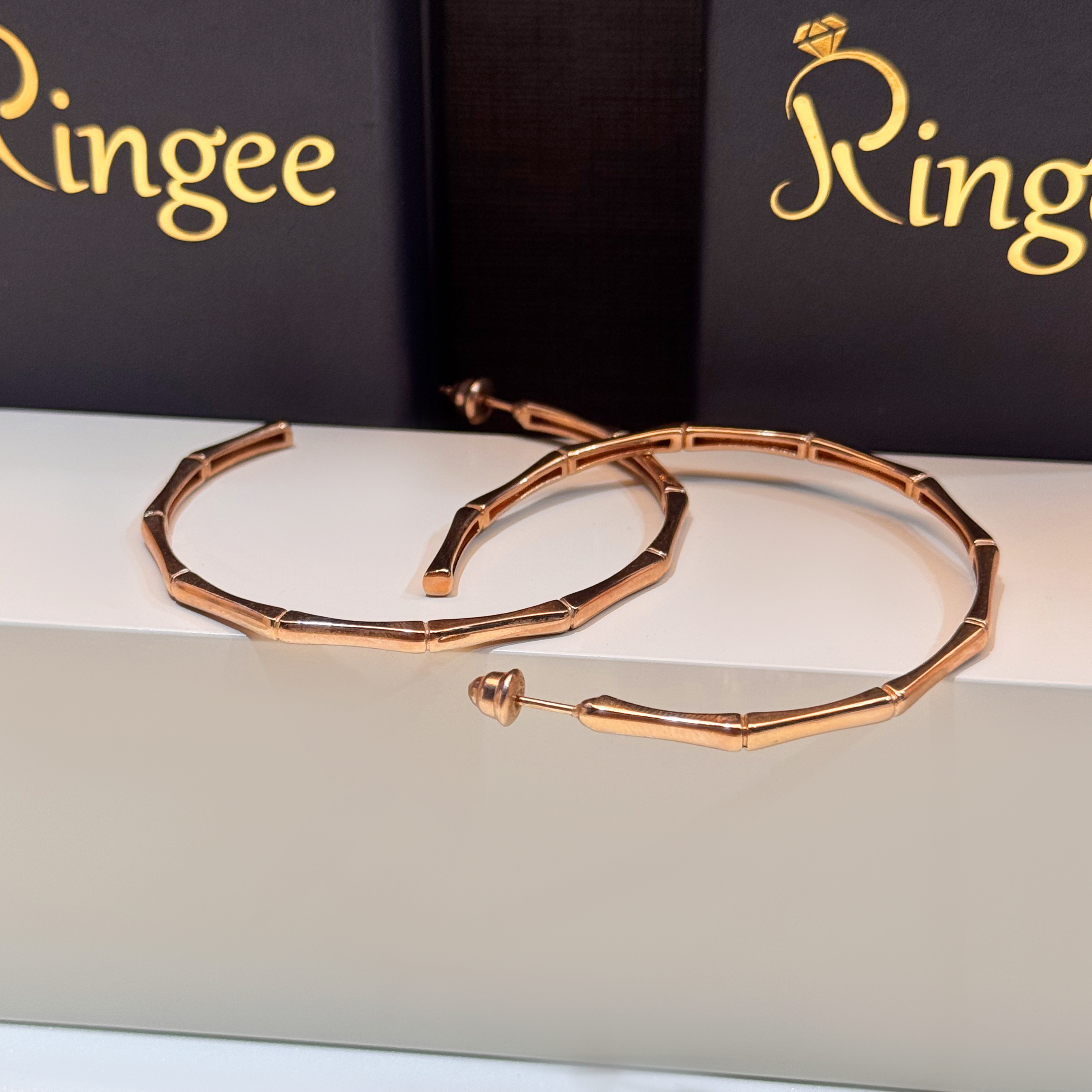 925 sterling silver Turkish made earrings - (R-0254)