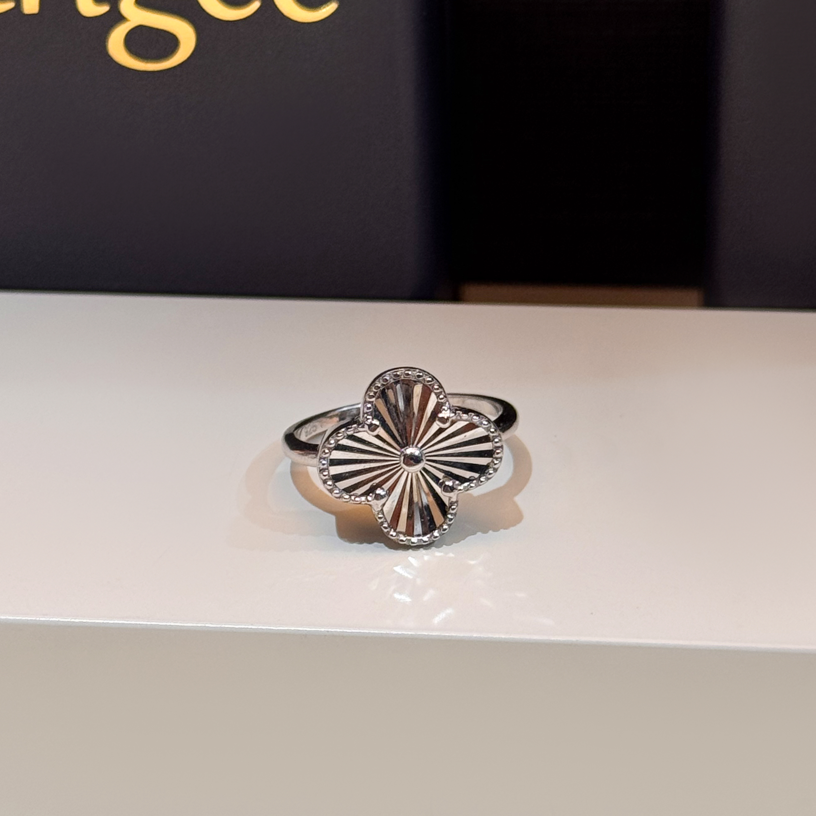 925 sterling silver ring, Turkish made - (R-0255)