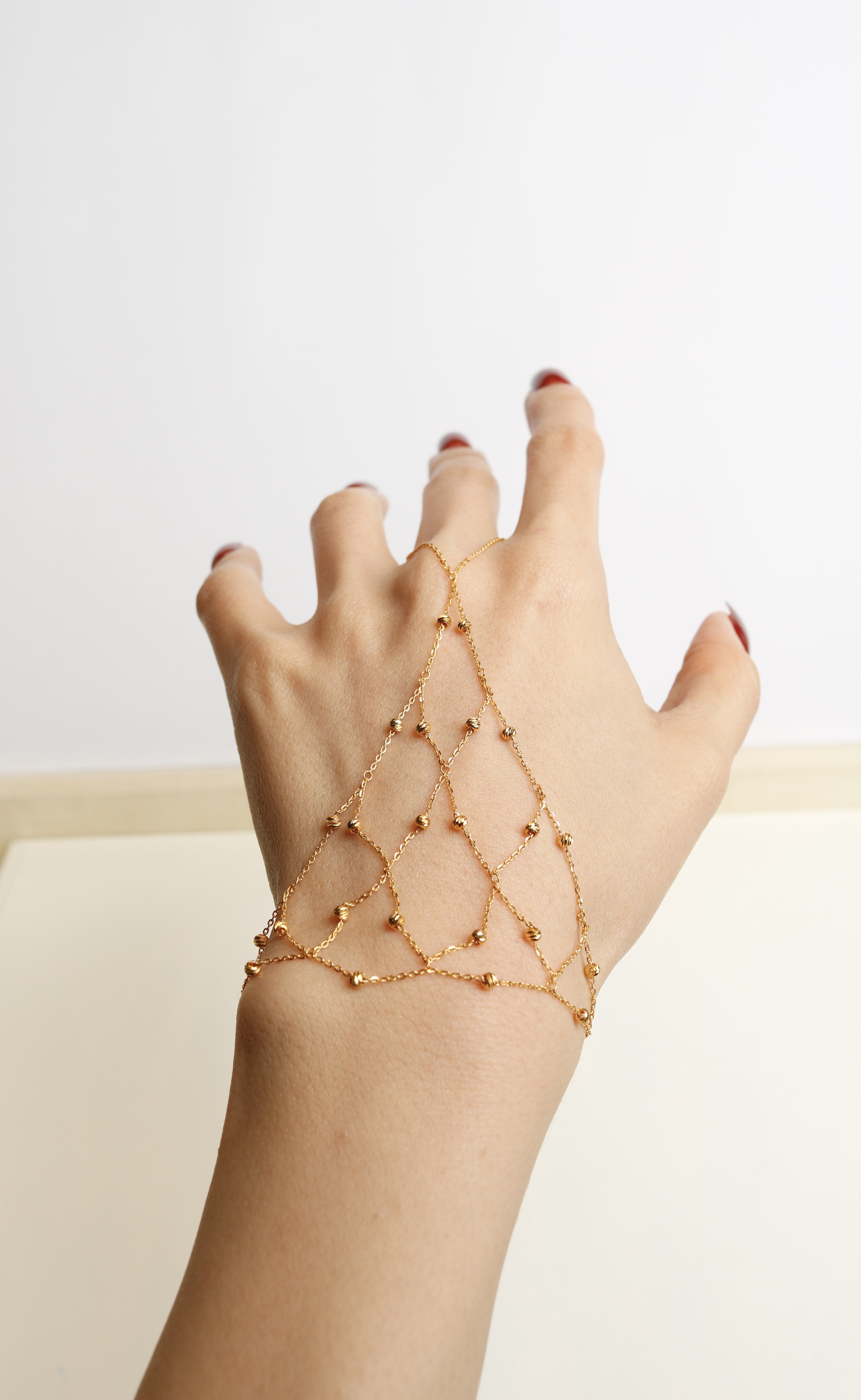 21-karat gold hand, Turkish made - (S-0162)