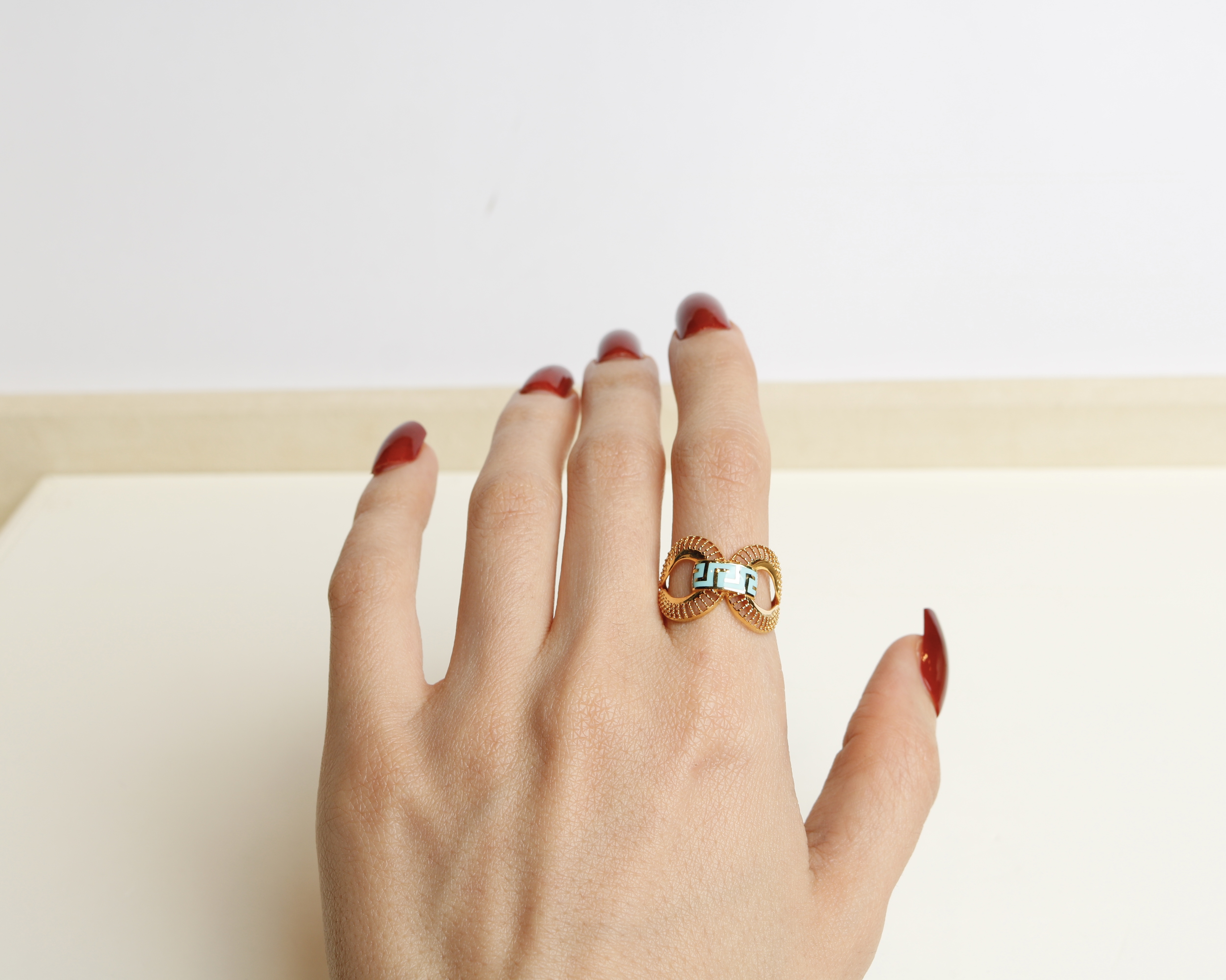 21-karat gold rings, Turkish made